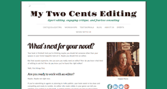 Desktop Screenshot of mytwocentsediting.com